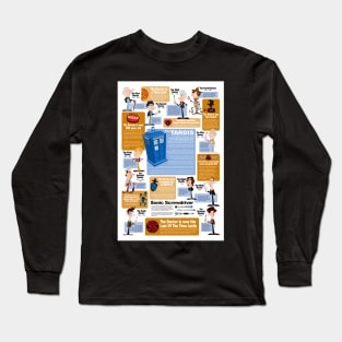 Doctor Who Infographic Long Sleeve T-Shirt